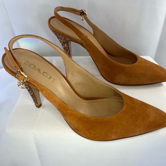 COACH Sutton Slingback Pump with Recycled Glitter - Picture 3 of 6